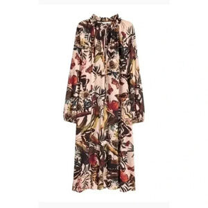 H&M midi printed dress 4